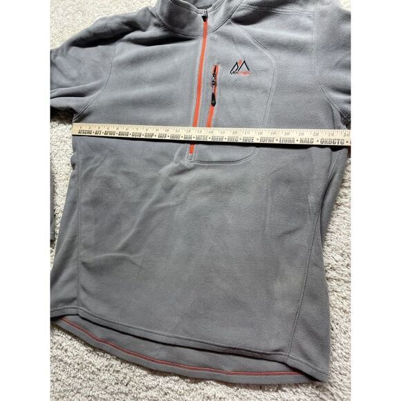 Mtn Logic 1/4 Zip Gray Fleece Pullover Men's XXL 2XL EUC - Picture 5 of 9
